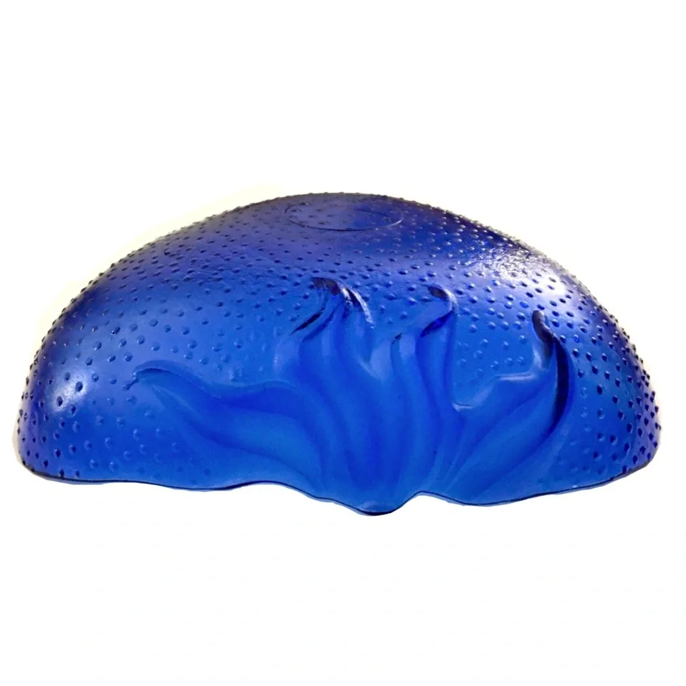 Vintage Strawberry Hobnob Glass Bowl in Cobalt Blue
